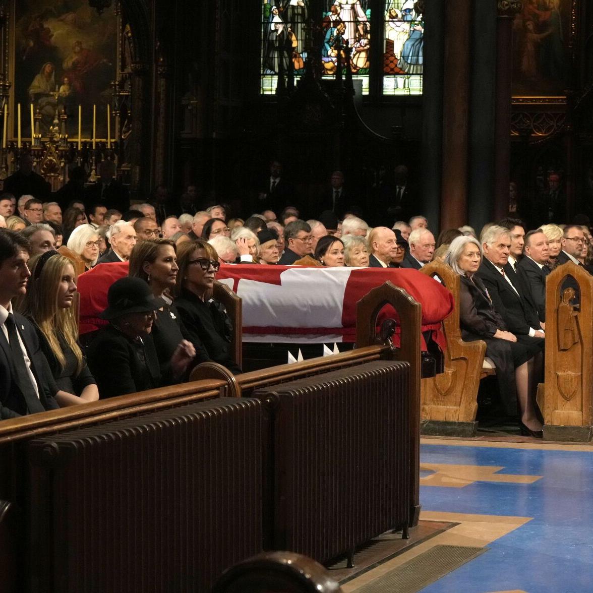 Friends, family pay heartfelt tribute as Brian Mulroney remembered in Montreal